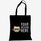 Custom No Zipper Premium Canvas Tote Bag - White