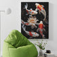 Abstract Colorful Koi Fish Canvas Print Painting Art for Living Room Home Decor