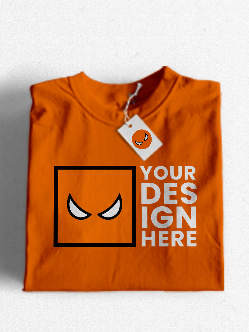 Custom T-Shirt Print - Orange