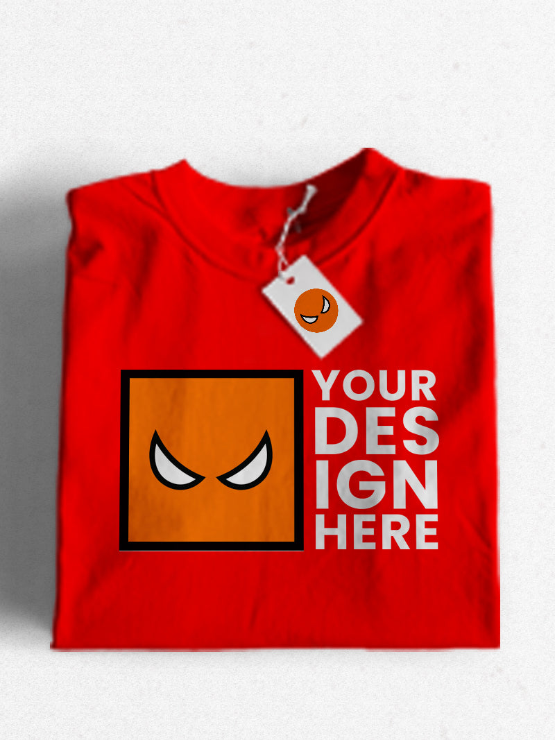 Custom T-Shirt Print - Orange