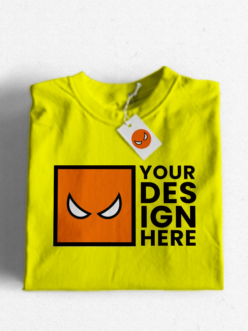 Custom T-Shirt Print - Yellow